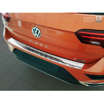 Protector Paragolpes Trasero Acero Inox Volkswagen T-Roc 11/2017- &#039;Ribs&#039;